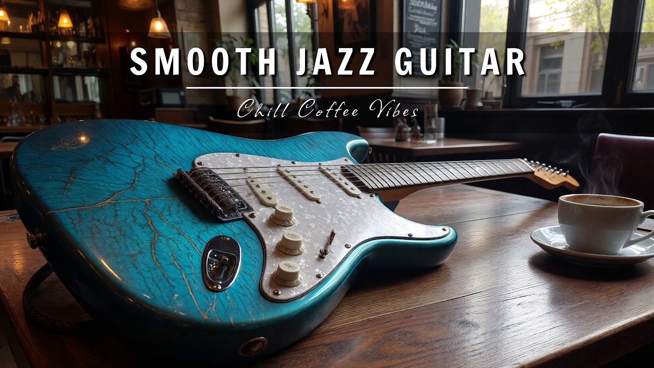 Smooth Jazz Guitar Music &ndash; Cool Cafe Vibes ☕ Relaxing Guitar Music for Study, Work & Focus