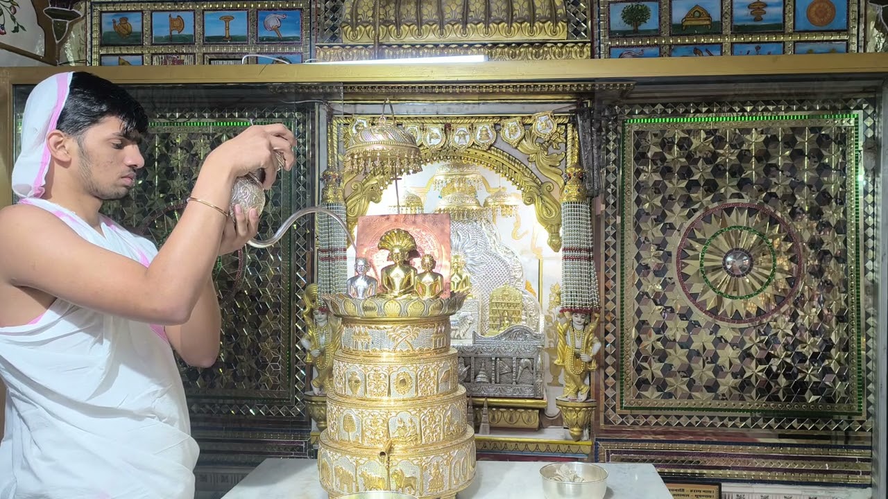  सर्व रोग शोक दुःख भय पीड़ा विनाशक प्रभु जी की शांति धारा जैन मन्दिर मसूरी 🏳‍🌈🏳‍🌈🙏🙏