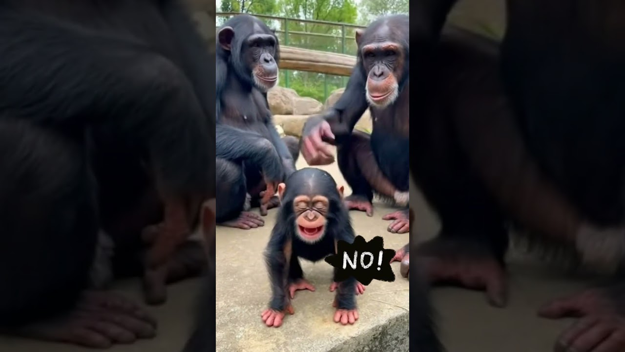 Chimpanzee Dad’s Magic Trick Went VERY Wrong 😭