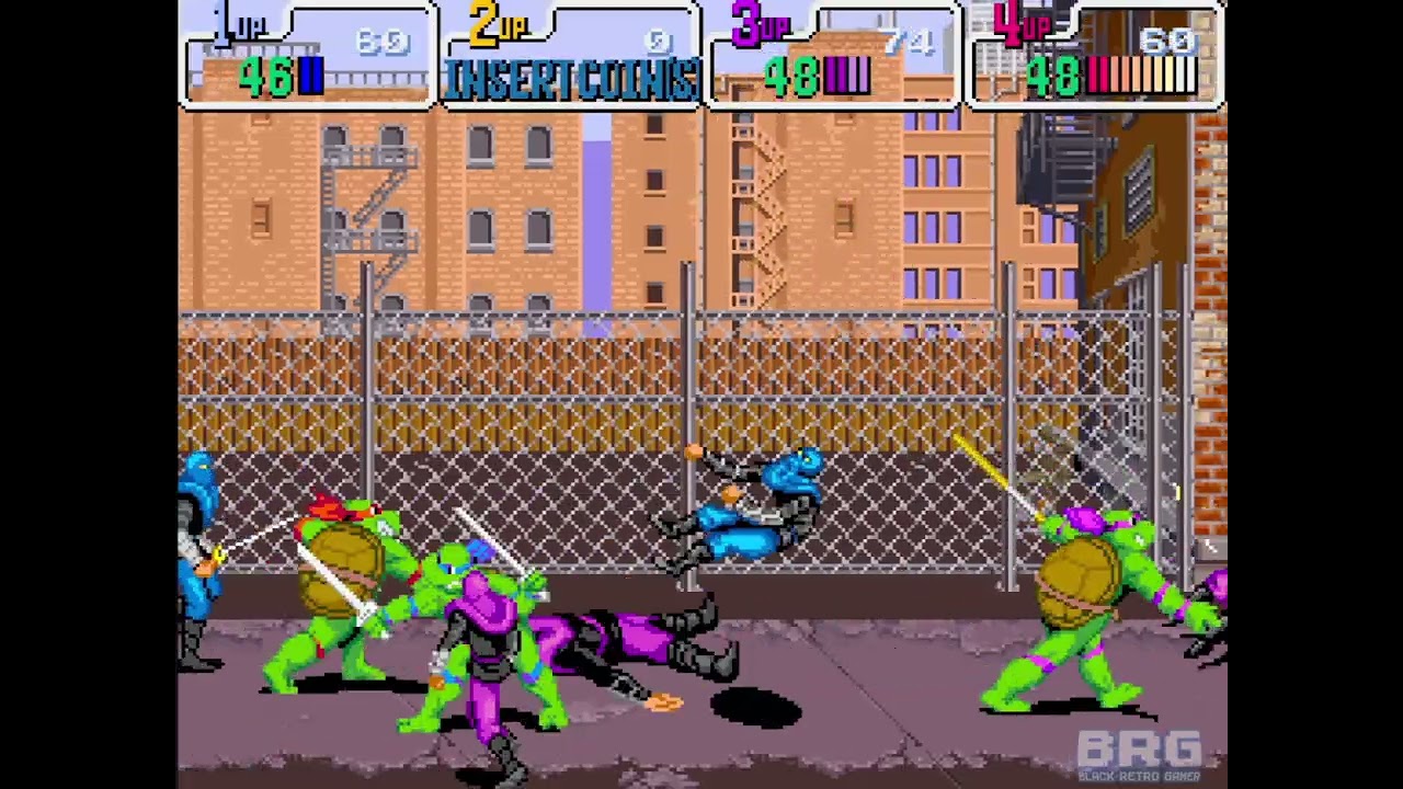 TMNT Turtles in Time Arcade Co-op - Stage 2