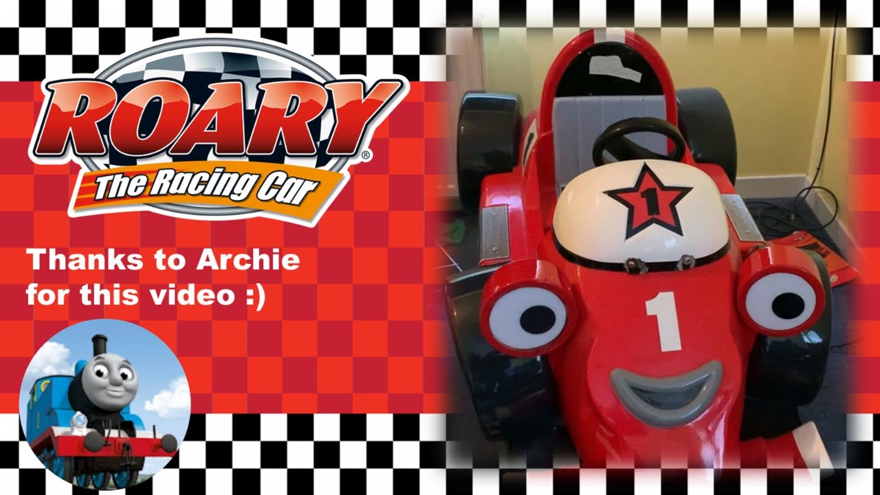 2000s Jolly Roger Roary The Racing Car Kiddie Ride