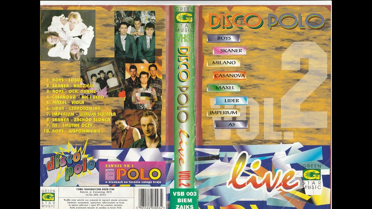 Disco Polo Live vol. 2 (VSB 003) (VHS)