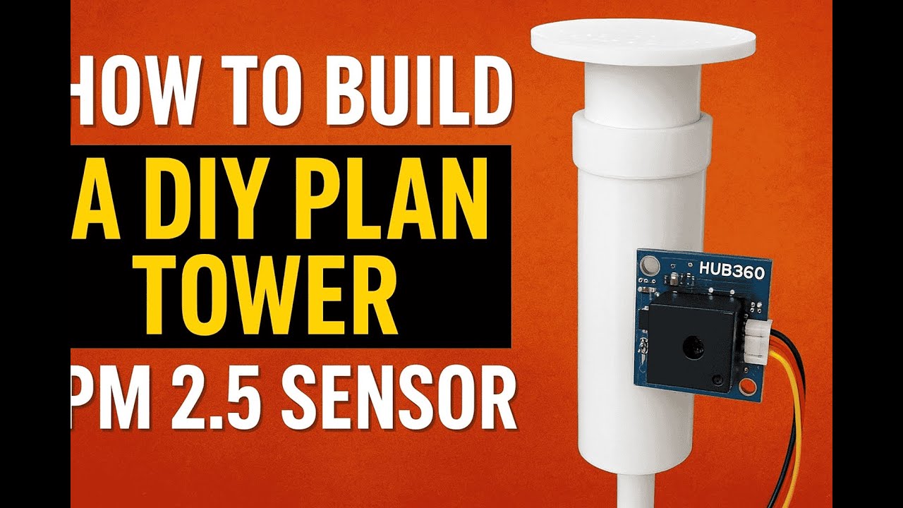 Build a DIY PM2.5 Air Quality Sensor with PLAN Tower + Arduino | Hub360 Tutorial