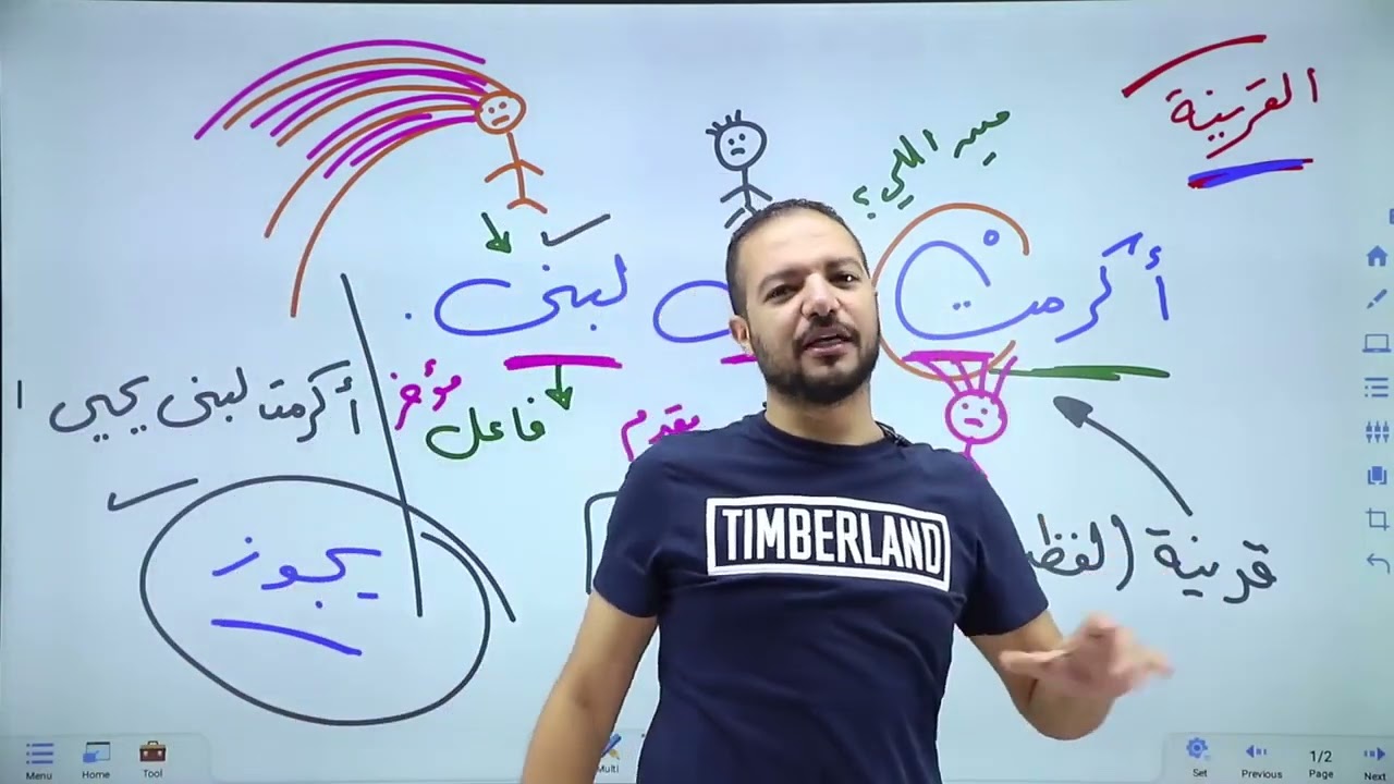 عربي تخصص 2004 أحوال الفاعل و المفعول به تقديمًا وتأخيرًا ج2 من البطاقة التفاعلية   توجيهي
