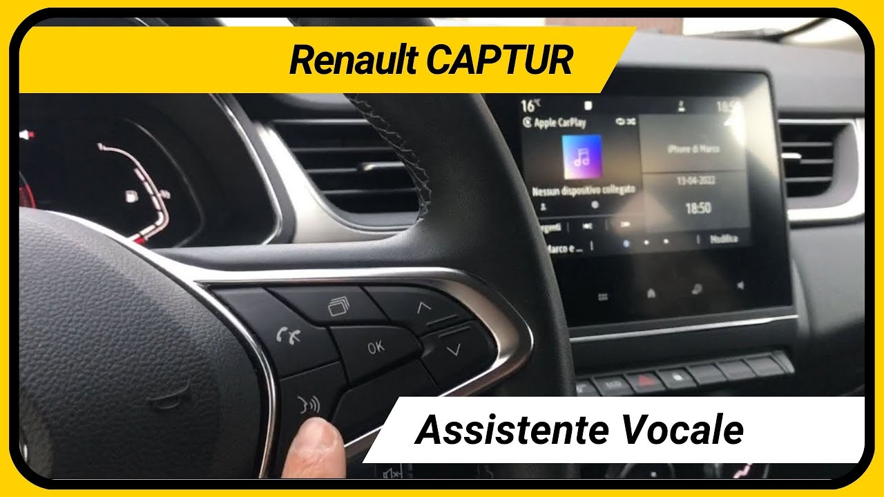 Captur 2021/2022 - Domanda: come funziona il TASTO COMANDO VOCALE posto sullo sterzo?