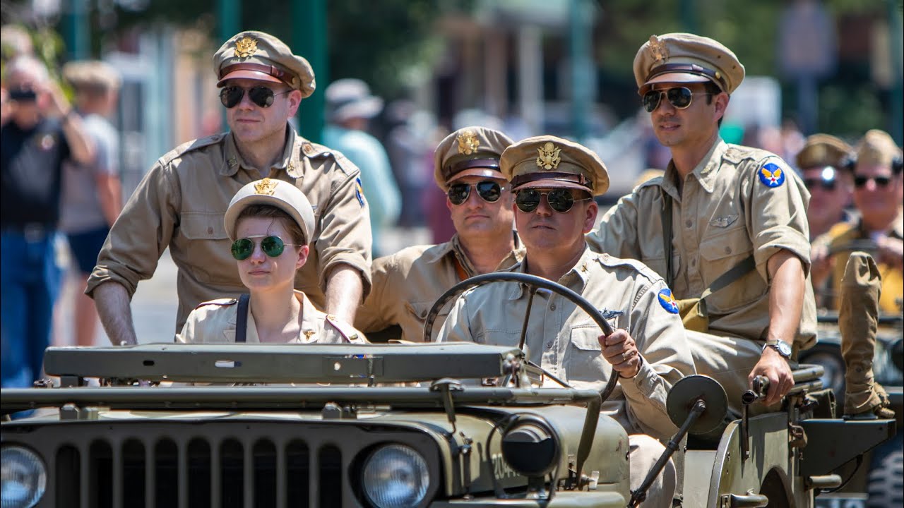 WWII Weekend military convoy returns to downtown Reading