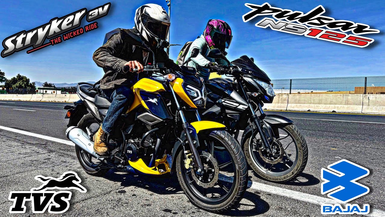 TVS Stryker 125 vs Pulsar NS 125|Carrera|¡La Bajo De Su Nube!😳😱🤯