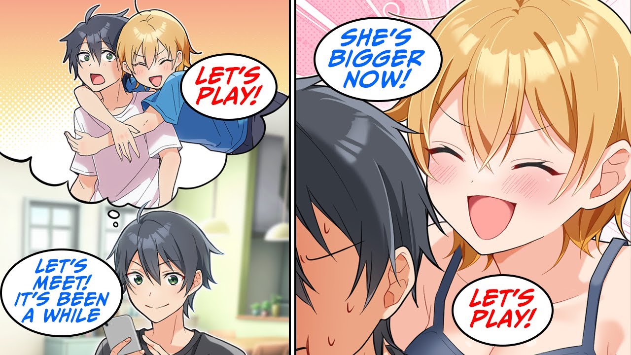 [Manga Dub] My old friend stayed over at my house. She was actually a girl [RomCom]