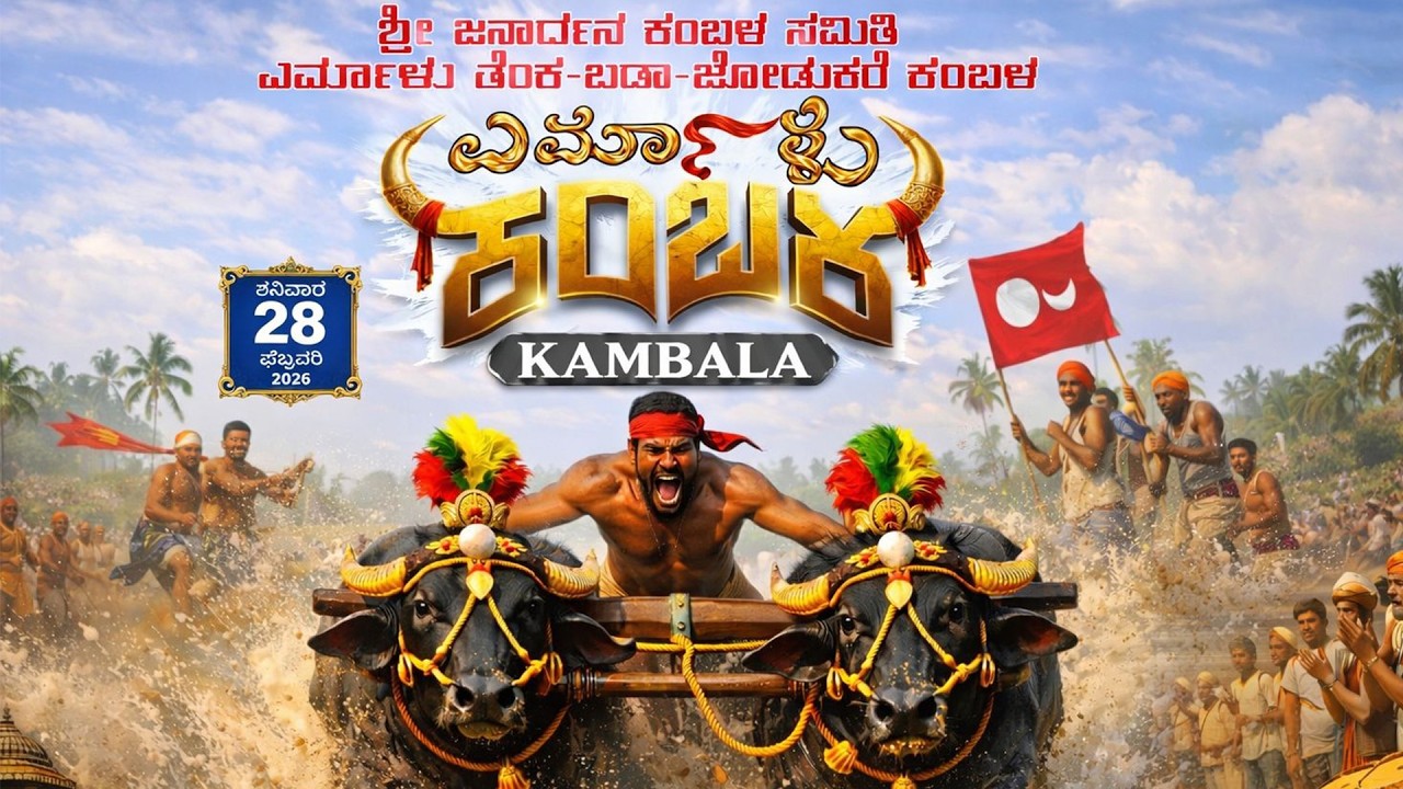 YERMAL KAMBALA 2026 ಎರ್ಮಾಳು ತೆಂಕ ಬಡಾ ಜೋಡಿಕರೆ ಕಂಬಳ 🛑 LIVE