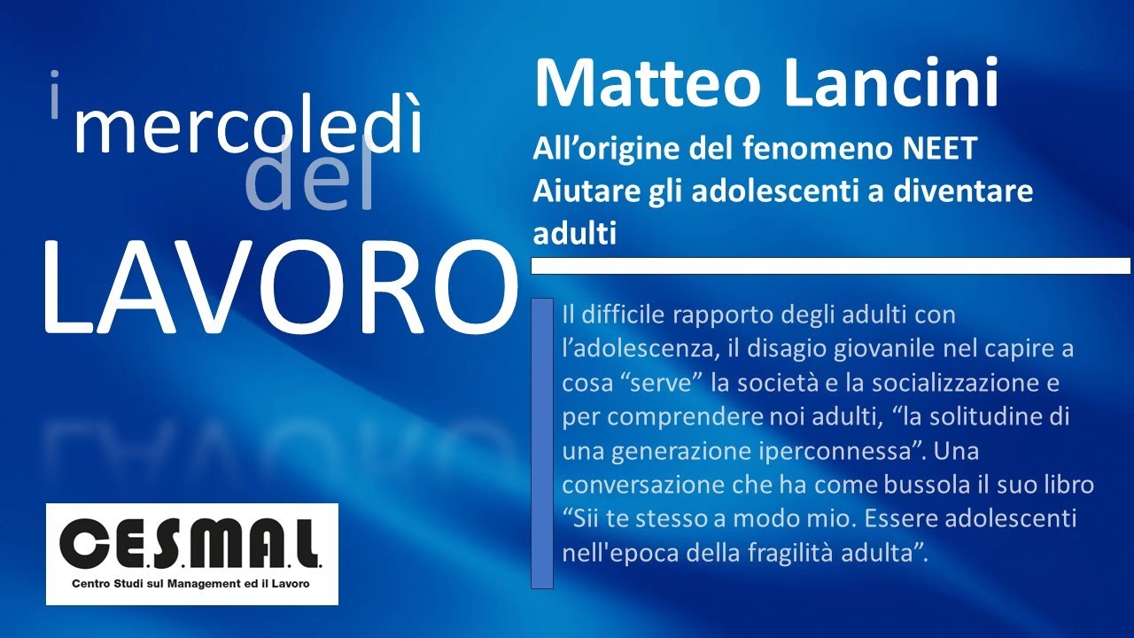 Intervista a Matteo Lancini - Adolescenza e società