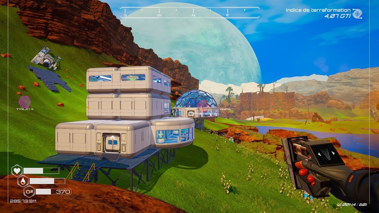 Planet crafter day 2 Surviving live