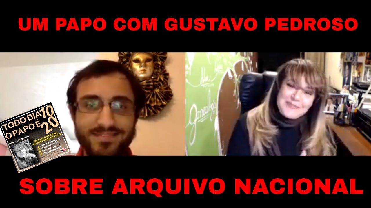 PAPO SOBRE O ARQUIVO NACIONAL com GUSTAVO PEDROSO