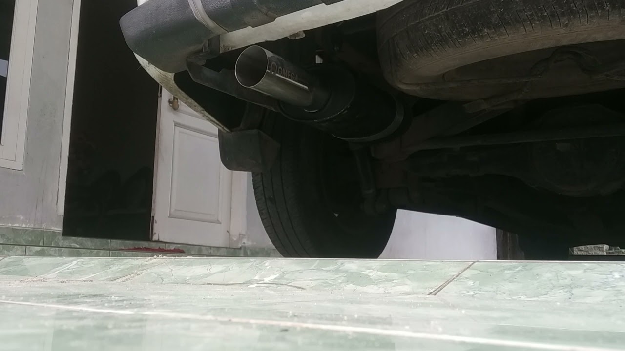 Avanza pasang Knalpot Omega, Resonator masih standart. ADEM SILENT Joss