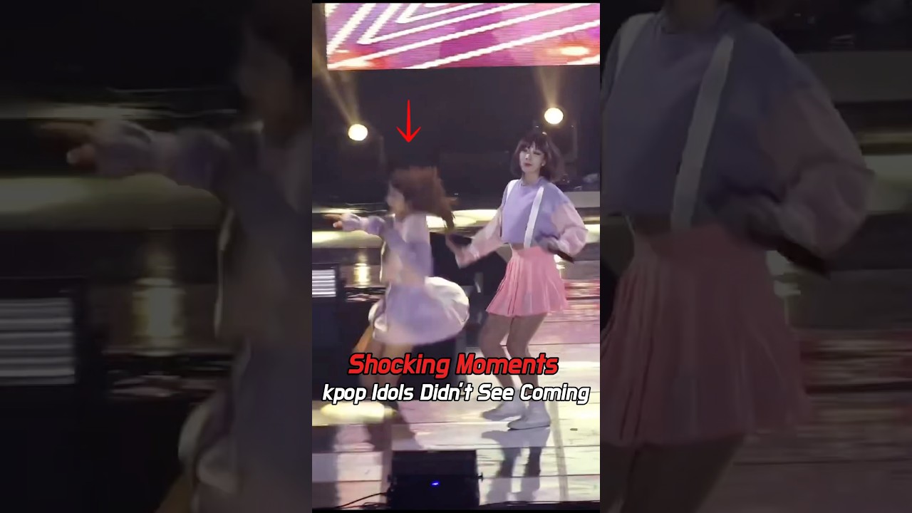 Shocking Moments kpop Idols Stage Accidents #kpop #kpopidol #treasure #jaehyuk #gd #redvelvet