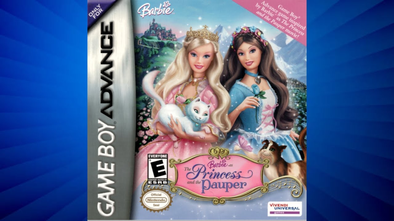 Barbie as the Princess and the Pauper - Nintendo Gameboy Advance