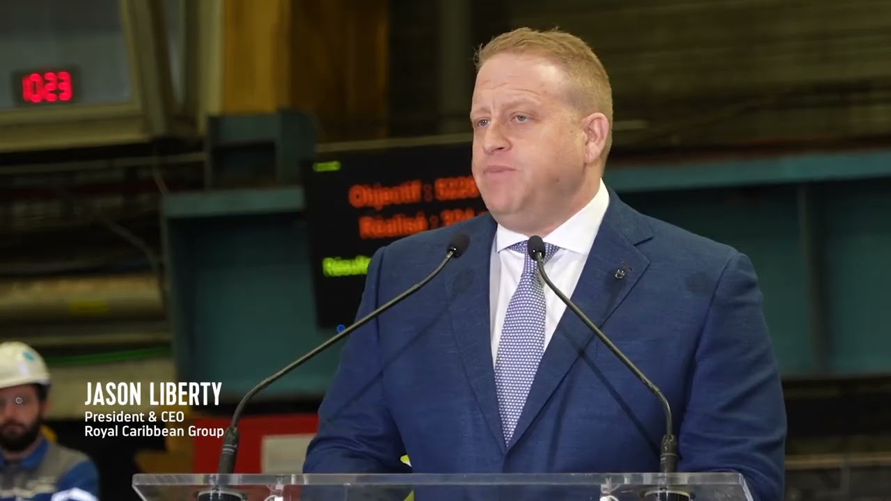 Royal Caribbean&rsquo;s seventh Oasis Class ship is officially under way.