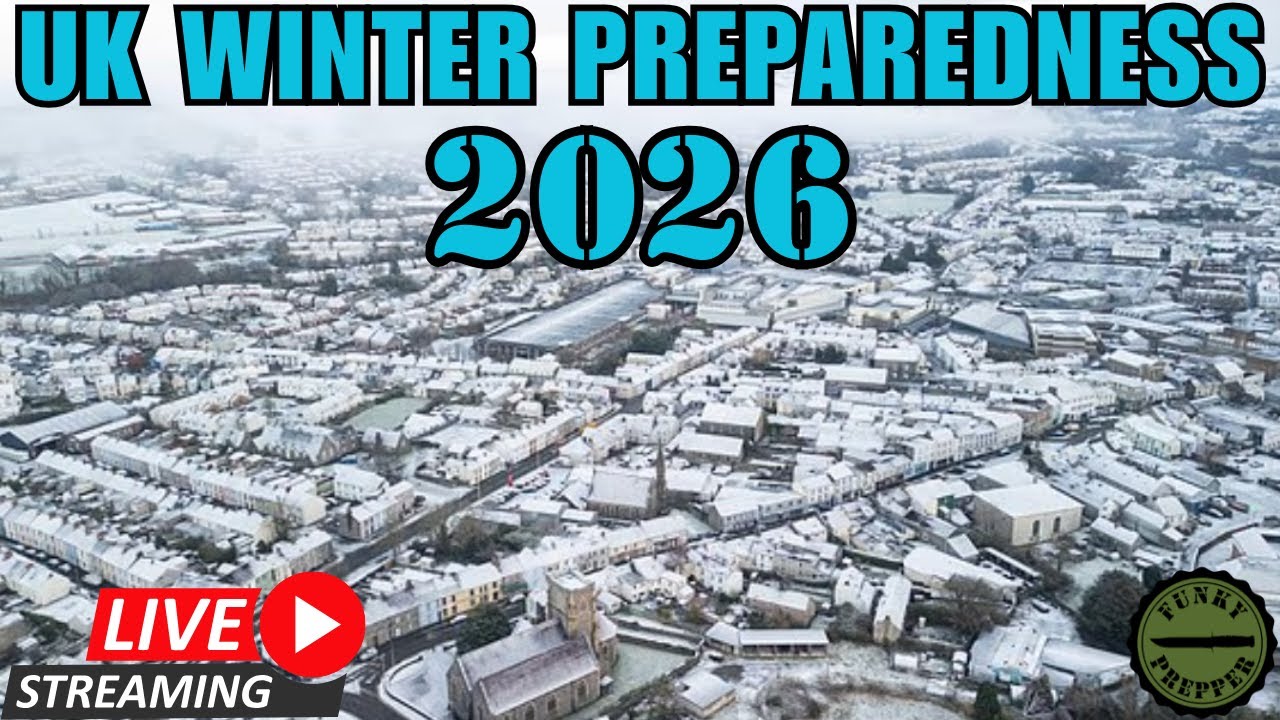 🔴LIVE NOW: UK COLD WINTER PREPPING - CHECK LIST