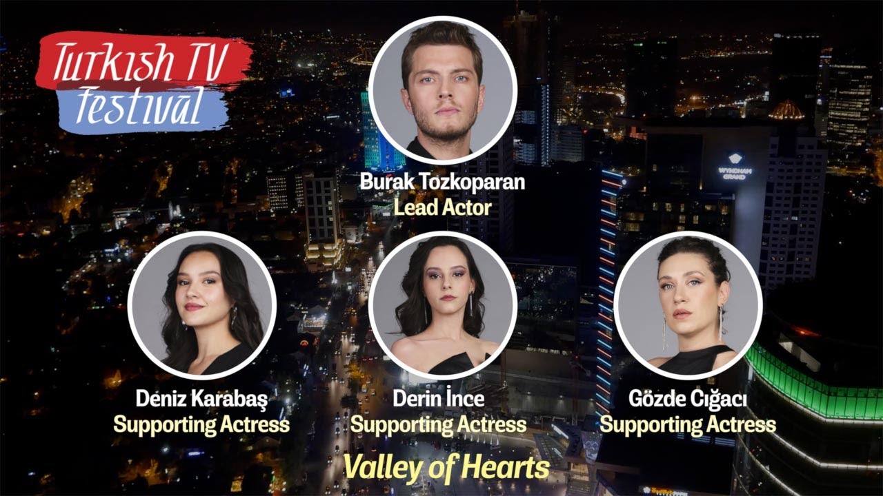 Burak Tozkoparan, protagonista, y Deniz Karabaş, Derin İnce y G&ouml;zde Cığacı,