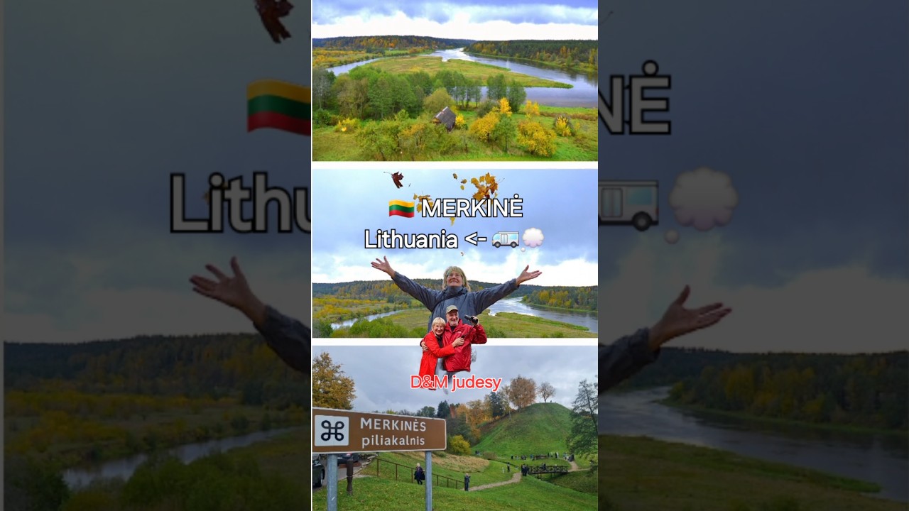Exploring Merkine Hillfort 🇱🇹 Lithuania Adventure: Autumn Scenic Views & Slow Retired travel 