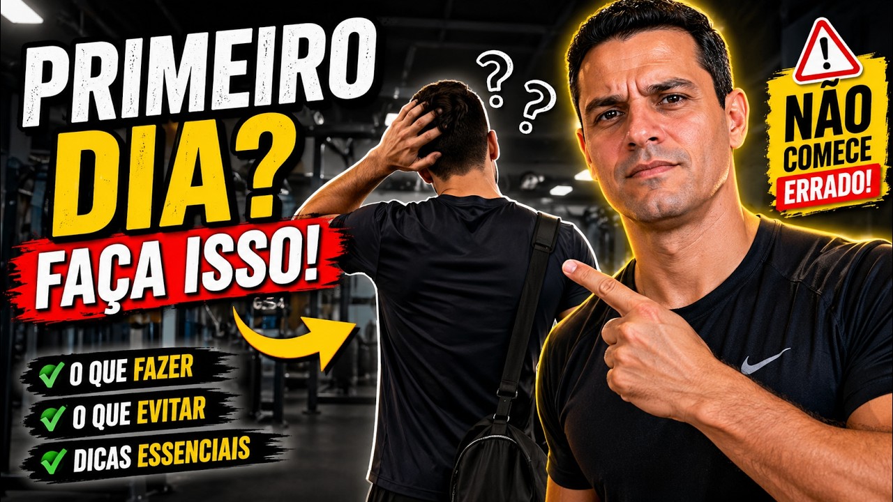 O QUE FAZER NO PRIMEIRO DIA NA ACADEMIA