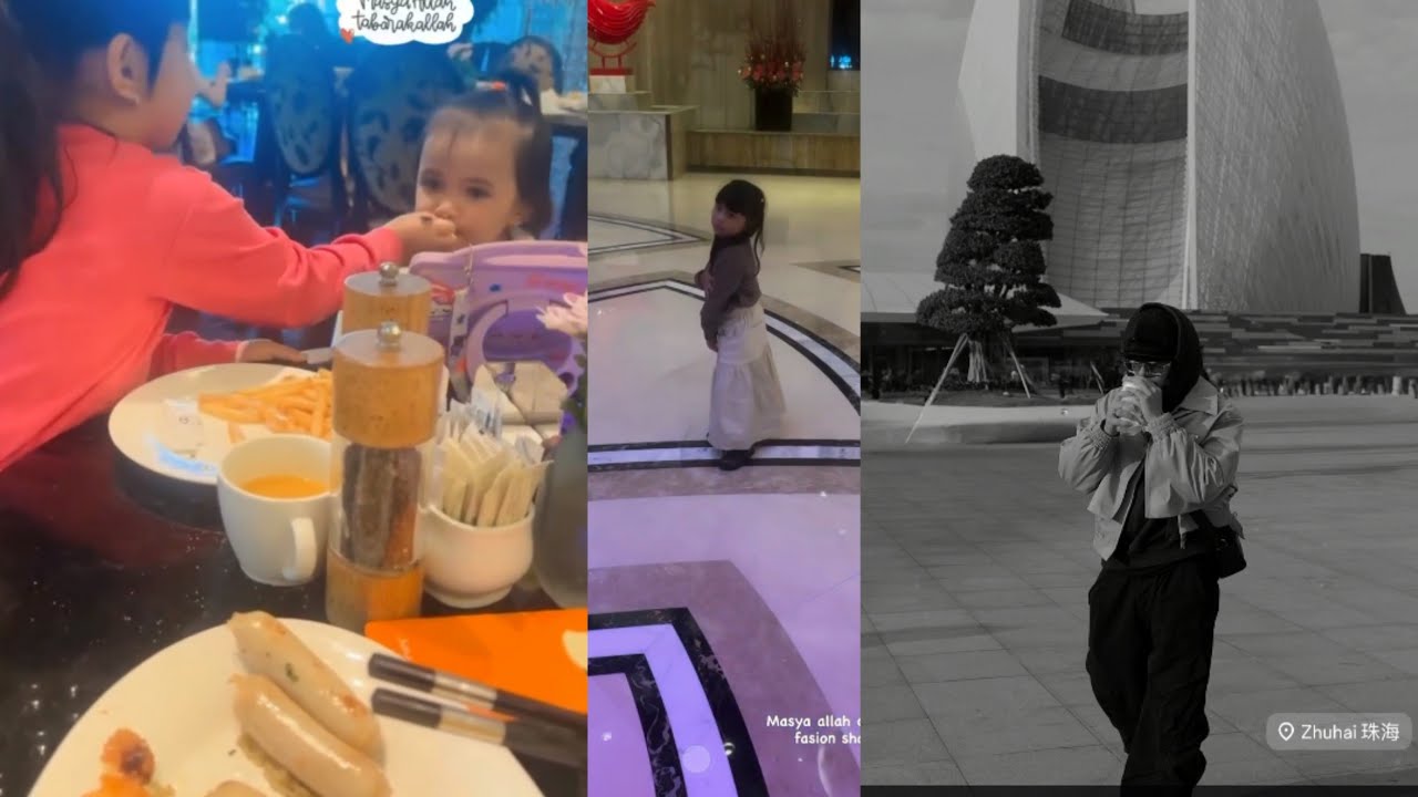 ATTA JADI FOTOGRAFER, AMEENA SUAPIN AZURA SAAT LIBURAN #attaaurelameenaazura 