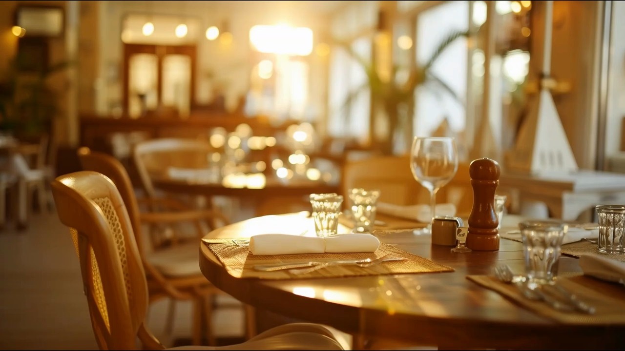 Restaurant Warm Evening Lounge ✨ Smooth Jazz & Bossa Nova Background Music for Calm Dining