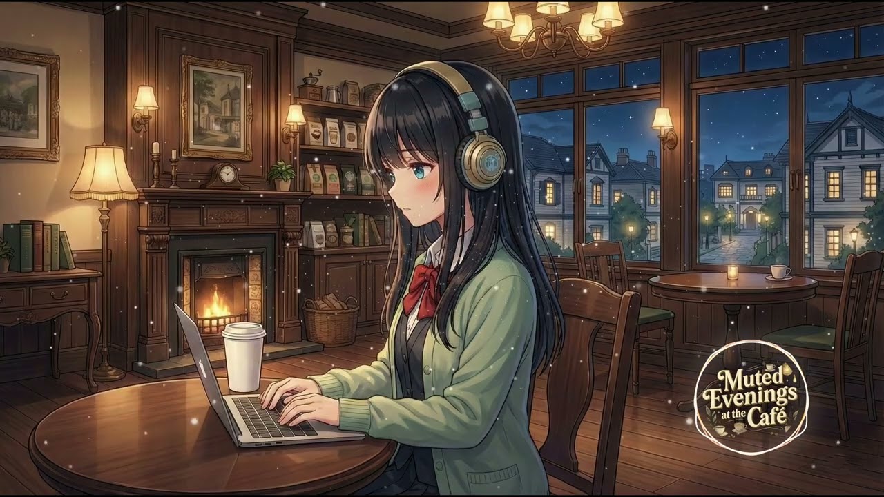Приглушенные вечера в кафе ☕Уютный Lo-Fi для учёбы, чтения и отдыха