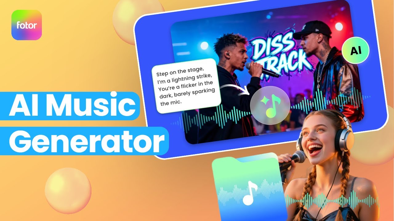 AI Music Generator: How to Make Royalty-Free Music with Fotor AI