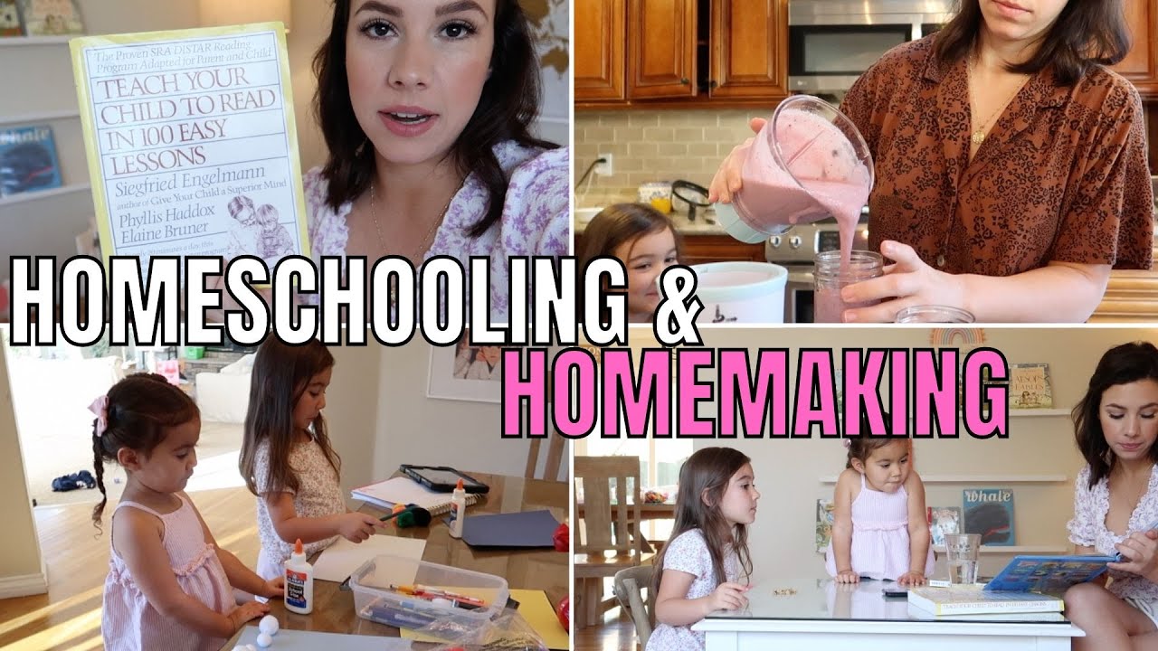 SOLO DITL MOM OF 3: HOMESCHOOLING PRESCHOOL & KINDER, HOMEMAKING