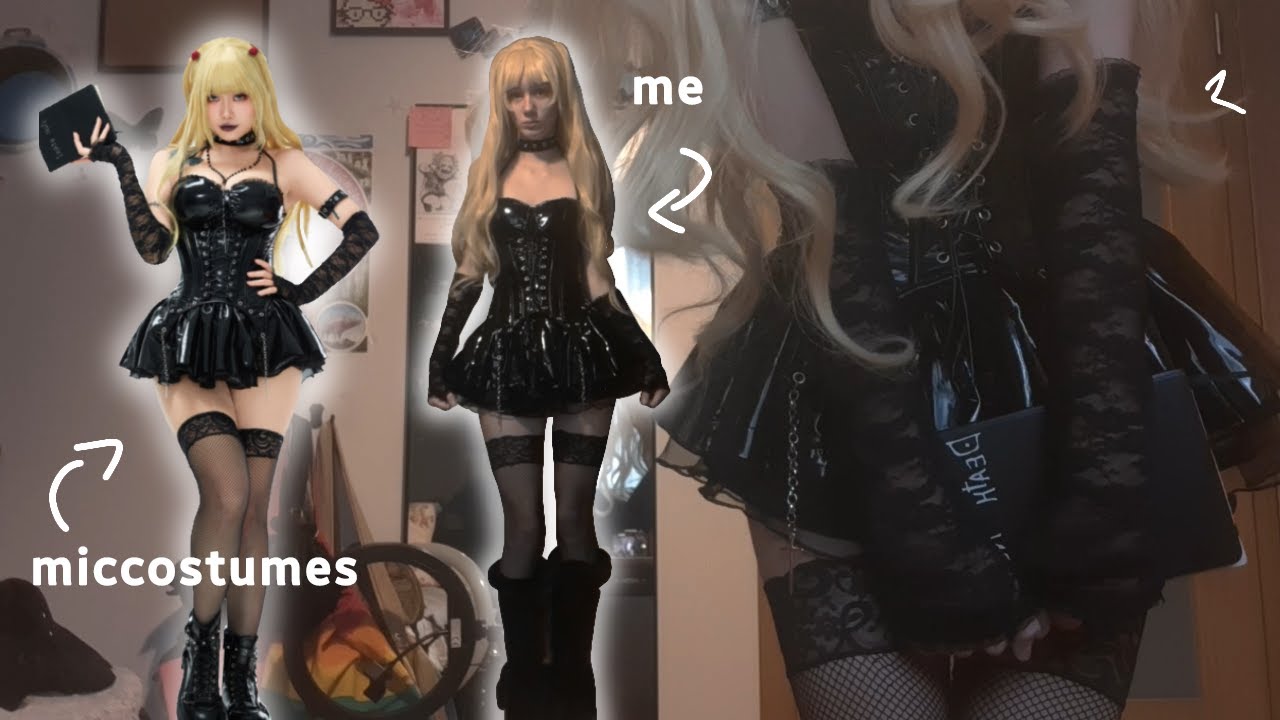 miccostumes Misa Amane costume // UNBOXING + try on + review