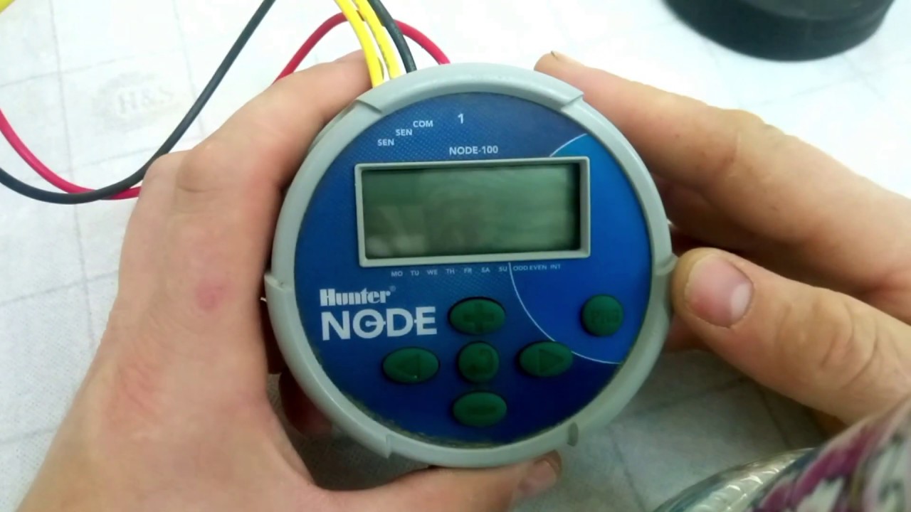 #газон#соленоид.Обзор контроллера авто полива HANTER NODE-100