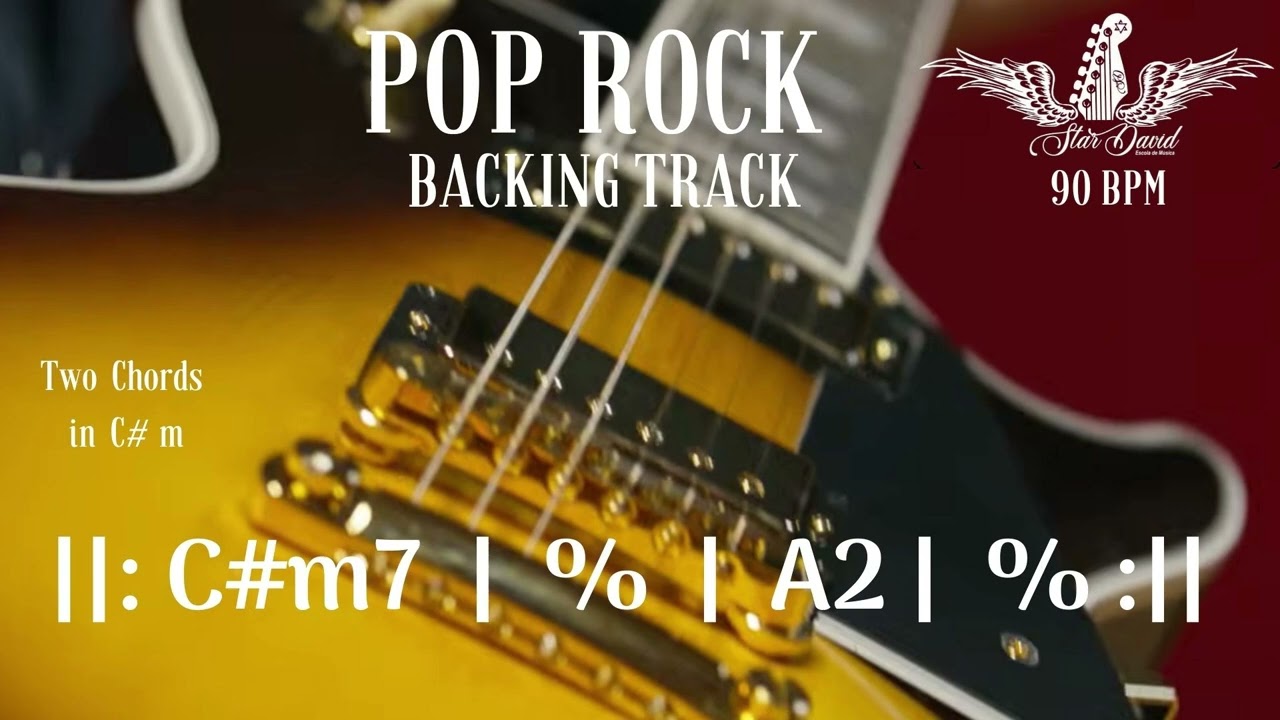 Backing Track Pop Rock Two Chords in C