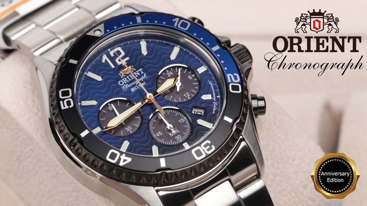ЛИМИТИРОВАННЫЙ МАКО С ХРОНОГРАФОМ НА СОЛНЕЧНОЙ БАТАРЕЙКЕ⌚️ ORIENT Mako 20th Anniversary | Style-Time