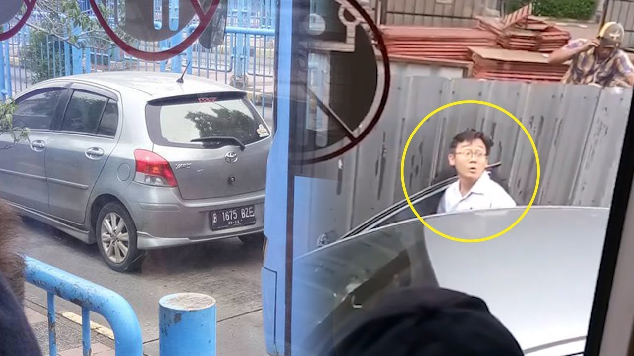 Mobilnya Tersenggol Bus saat Nyelonong di Jalur Busway, Pengemudi tak Terima lalu Cegat Bus