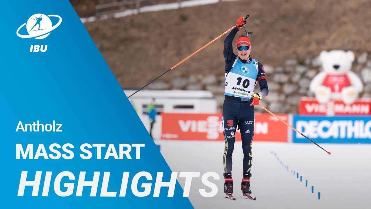 World Cup 21/22 Antholz: Men Mass Start Highlights