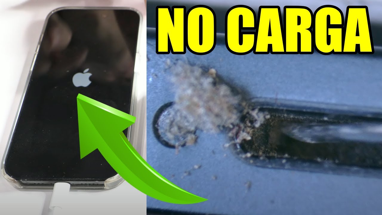 iPhone no Carga - Limpiar Conector de Carga!