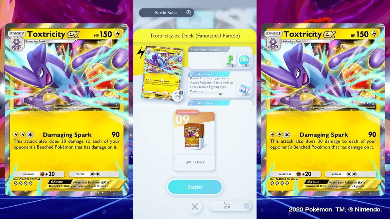 Toxtricity EX - Step-Up Battle | Advanced (Fantastical Parade) Pokémon TCG Pocket