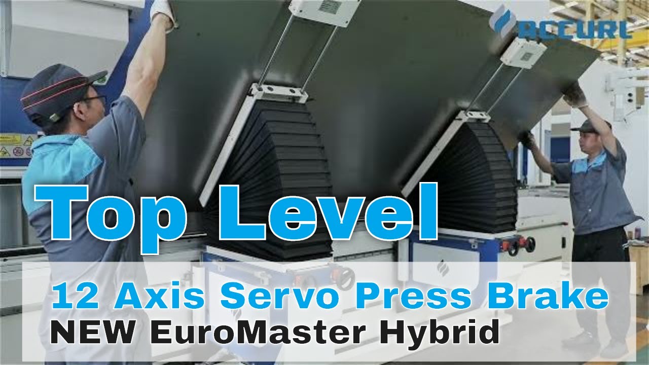 ACCURL Top Level 12 Axis Servo Press Brake Machine NEW EuroMaster Hybrid