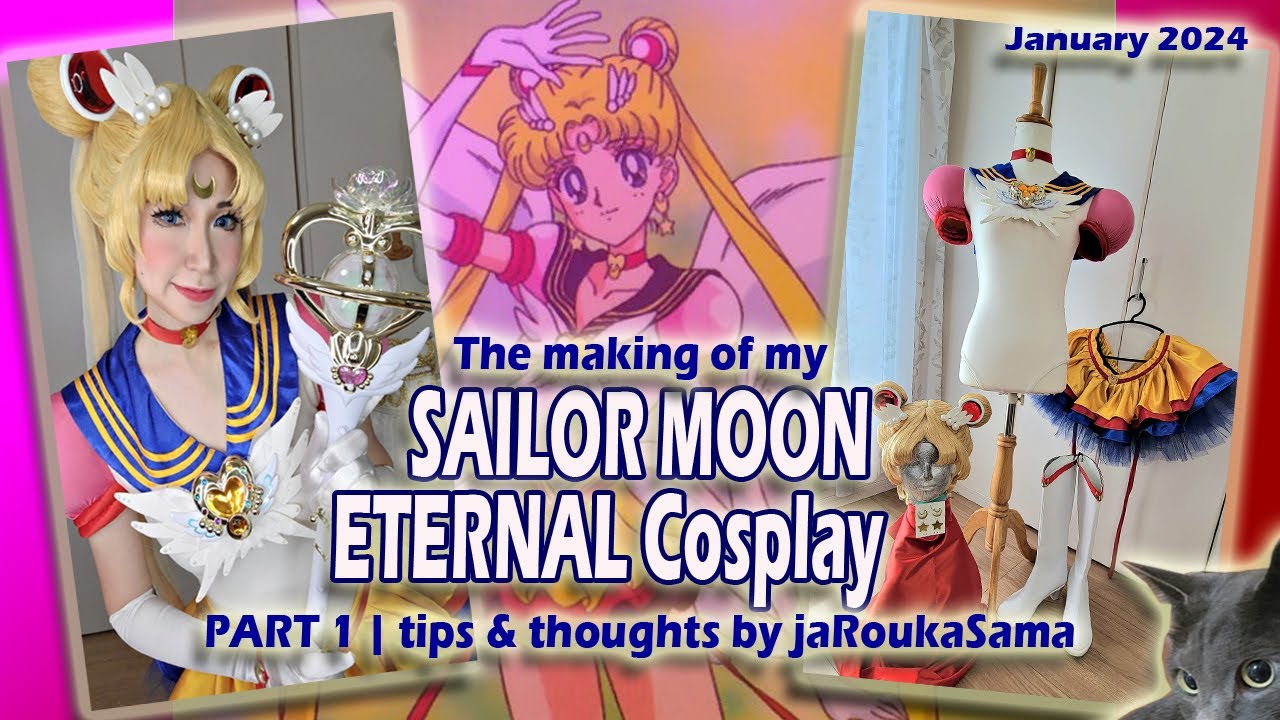 Making my Sailor Moon Eternal Cosplay part 1 by jaRoukaSama feat. Seibah-chan
