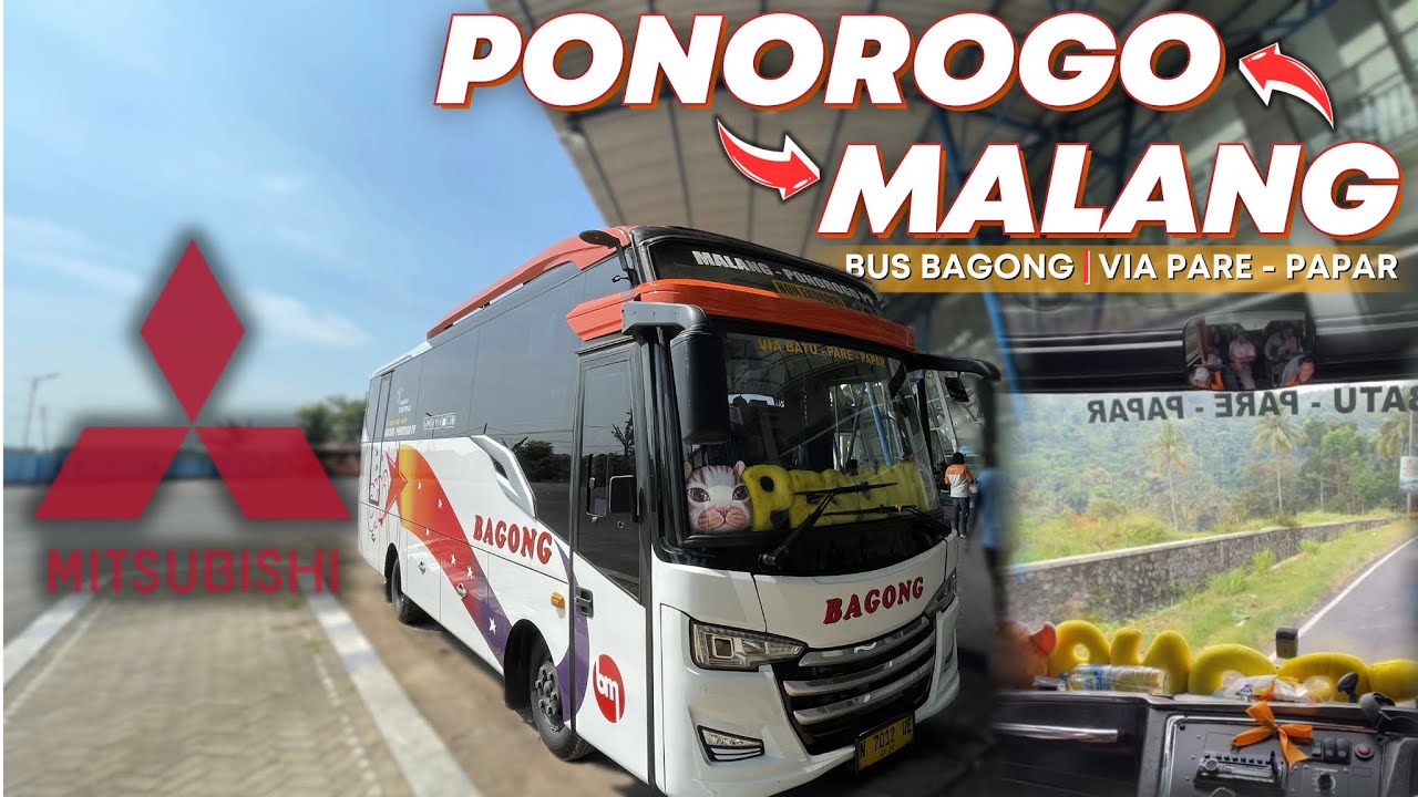 JALUR NDAK UMUM, EKSTRIM TAPI INDAH ‼️ Trip Ponorogo - Malang bersama Bus Bagong Medium Bus