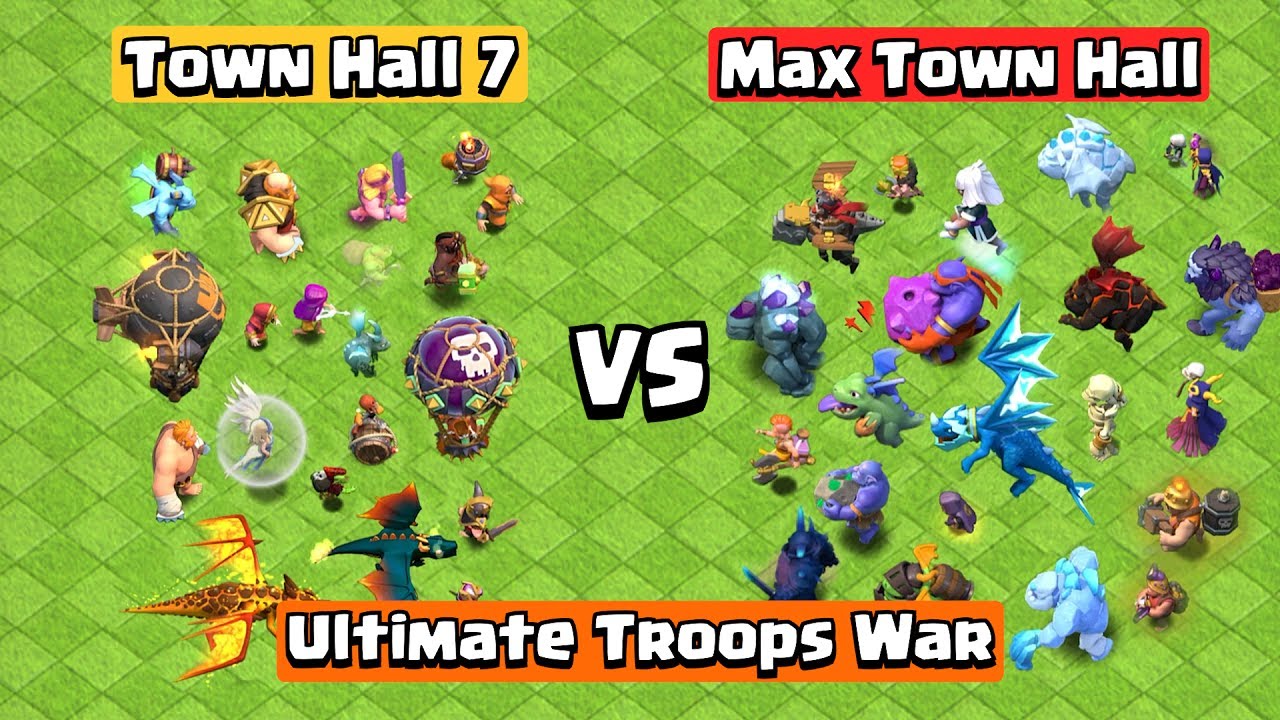 High Tier Troops VS Low Tier Troops | Clash of Clans