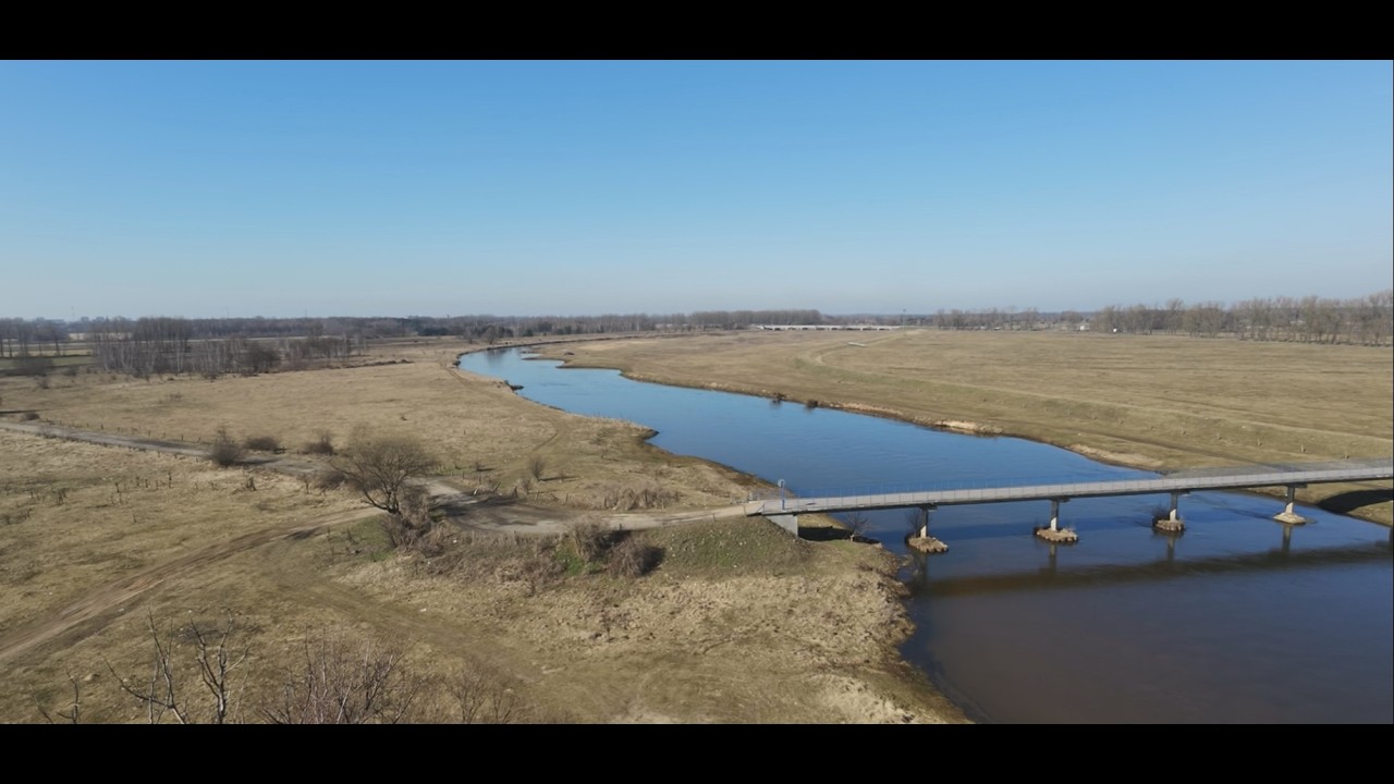 Lot w FPV.  Rzeka Warta