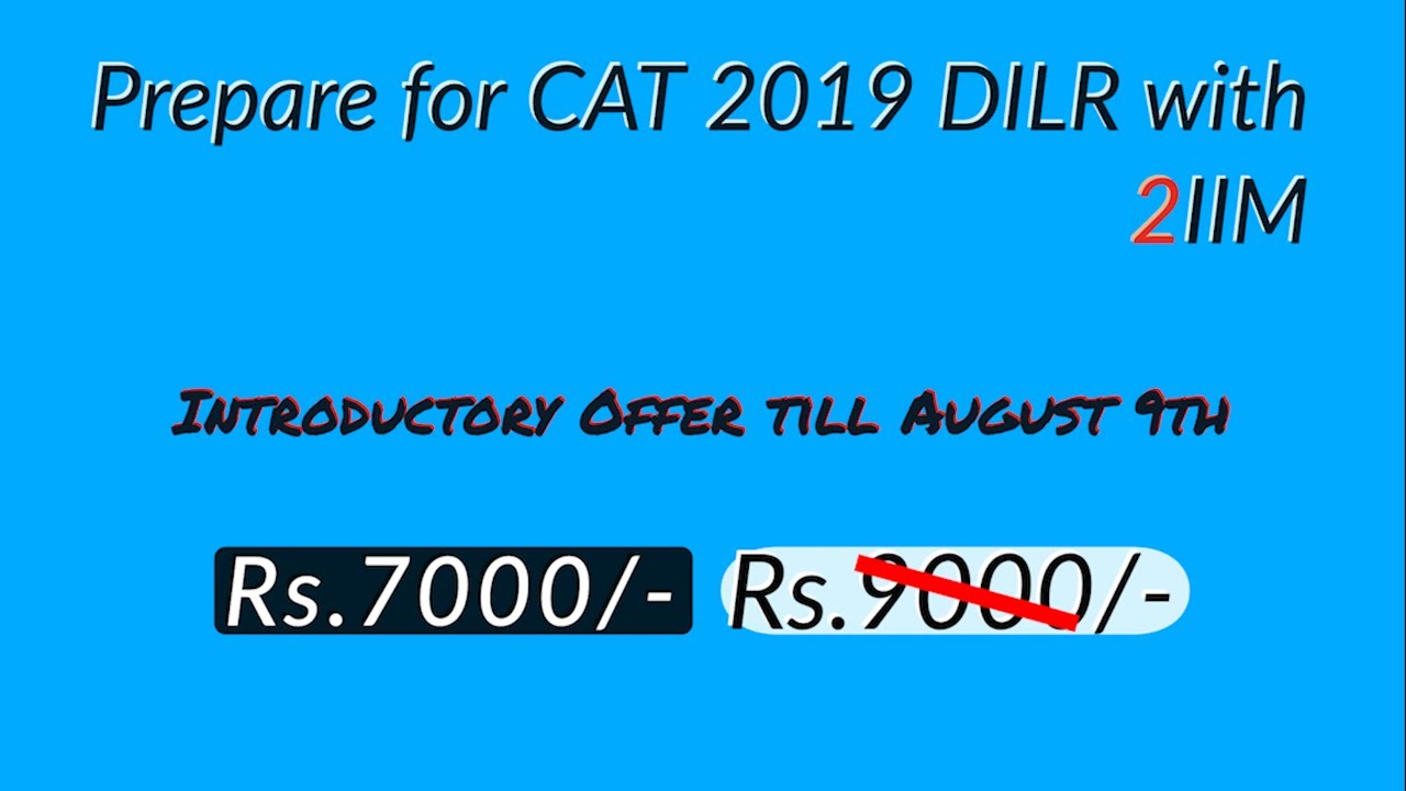 How to prepare DI - LR for CAT 2019