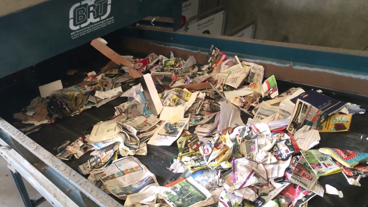 D Aufgabebunker Altpapier / Dosing bunker Waste paper