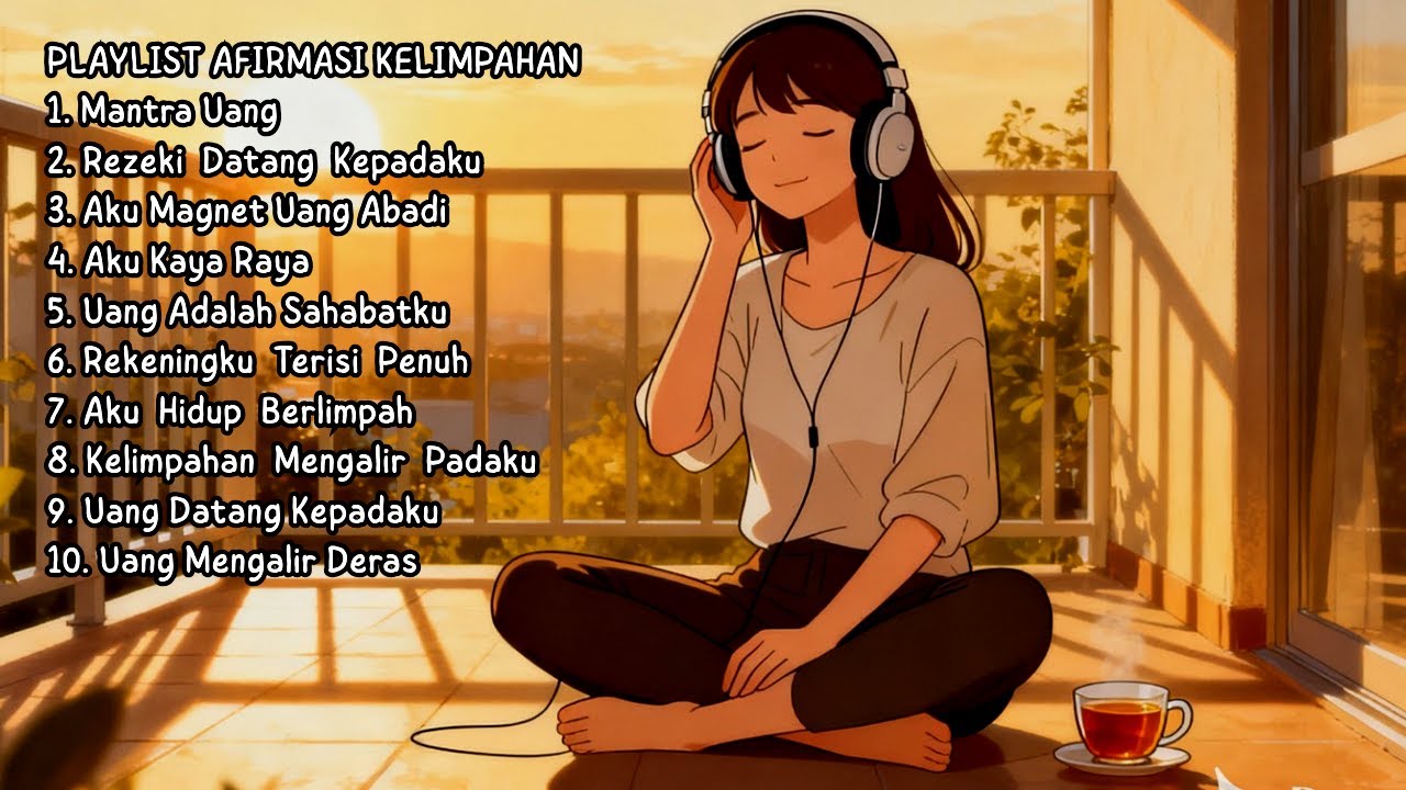 Dengarkan Tiap Pagi! Lagu Mantra Uang, Afirmasi Uang Mengalir Deras, Mindset Kaya & Rezeki Lancar 24
