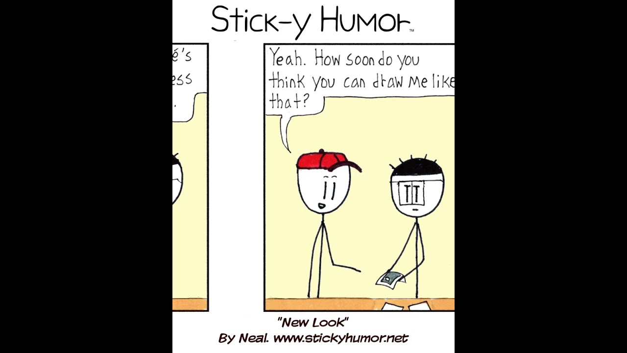 Sticky Shorts: New Look (Stick-y Humor Comic Video) 