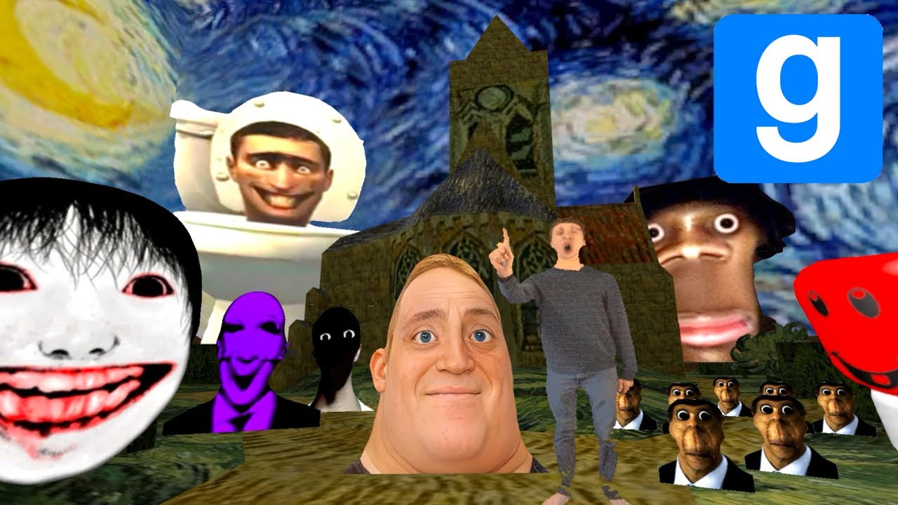 В моде Vangogh есть мемы Nextbots.