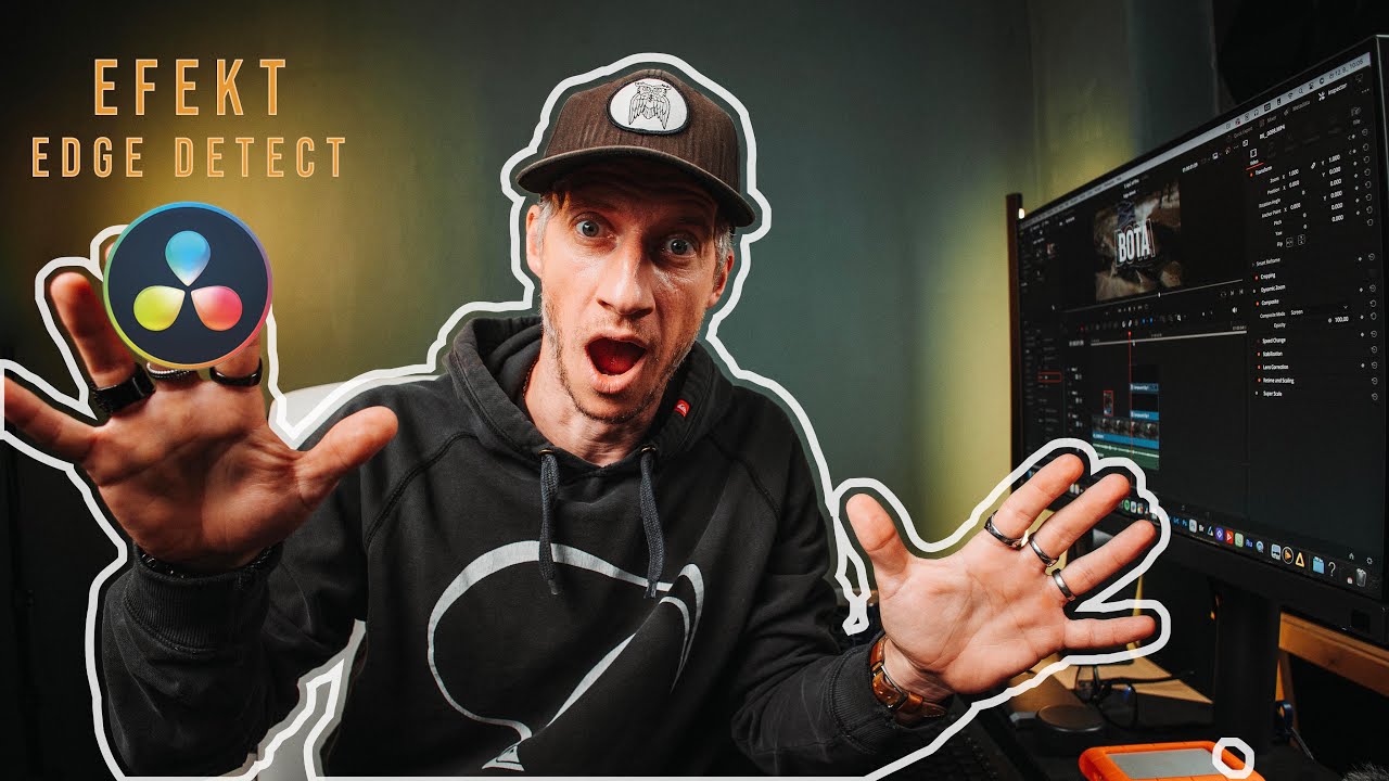 Jak zdůraznit část klipu pomocí EDGE DETECT efektu - DaVinci Resolve tips