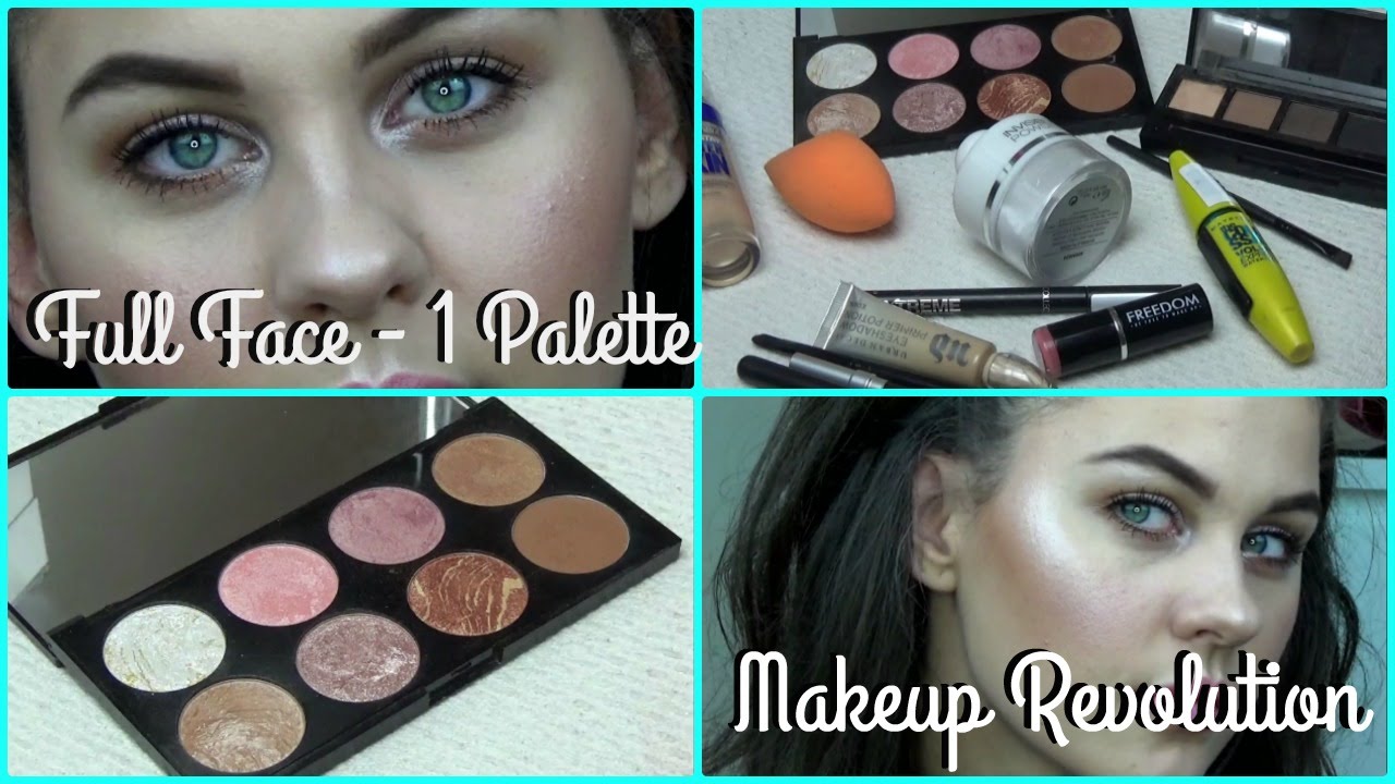Full Face Using 1 Palette - Golden Sugar Makeup Revolution
