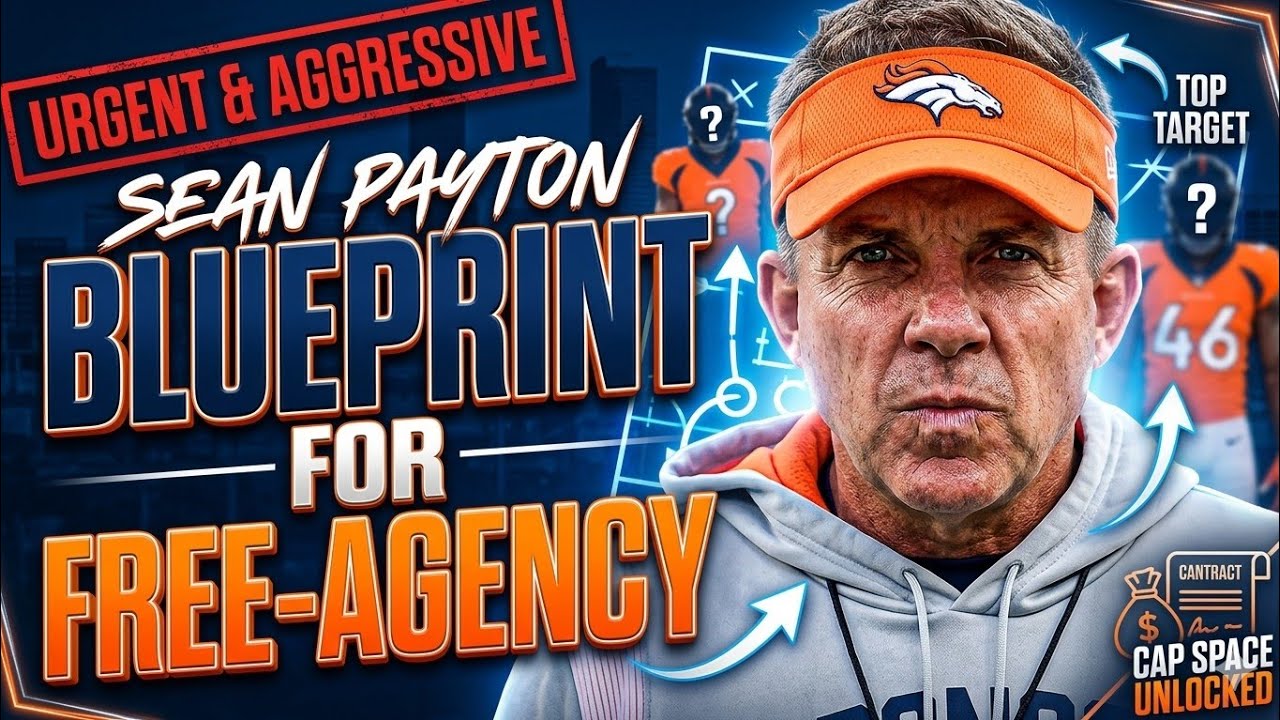 Urgent & Aggressive: Sean Payton's Blue Print to Free-agency #broncos #freeagency #rumors